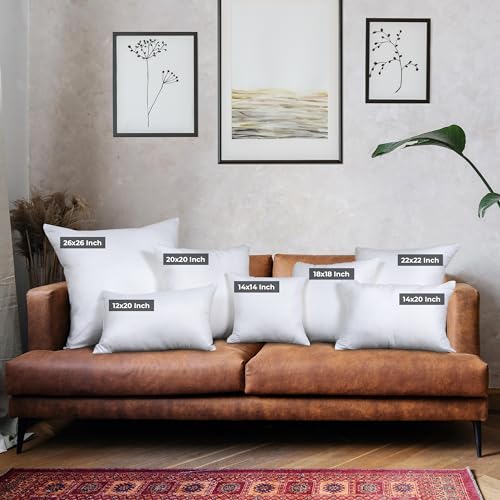Utopia Bedding Throw Pillows (Set of 4, White), 18 x 18 Inches Pillows for Sofa, Bed and Couch Decorative Stuffer Pillow Utopia Bedding Throw Pillows (Set of 4, White), 18 x 18 Inches Pillows for Sofa, Bed and Couch Decorative Stuffer Pillow